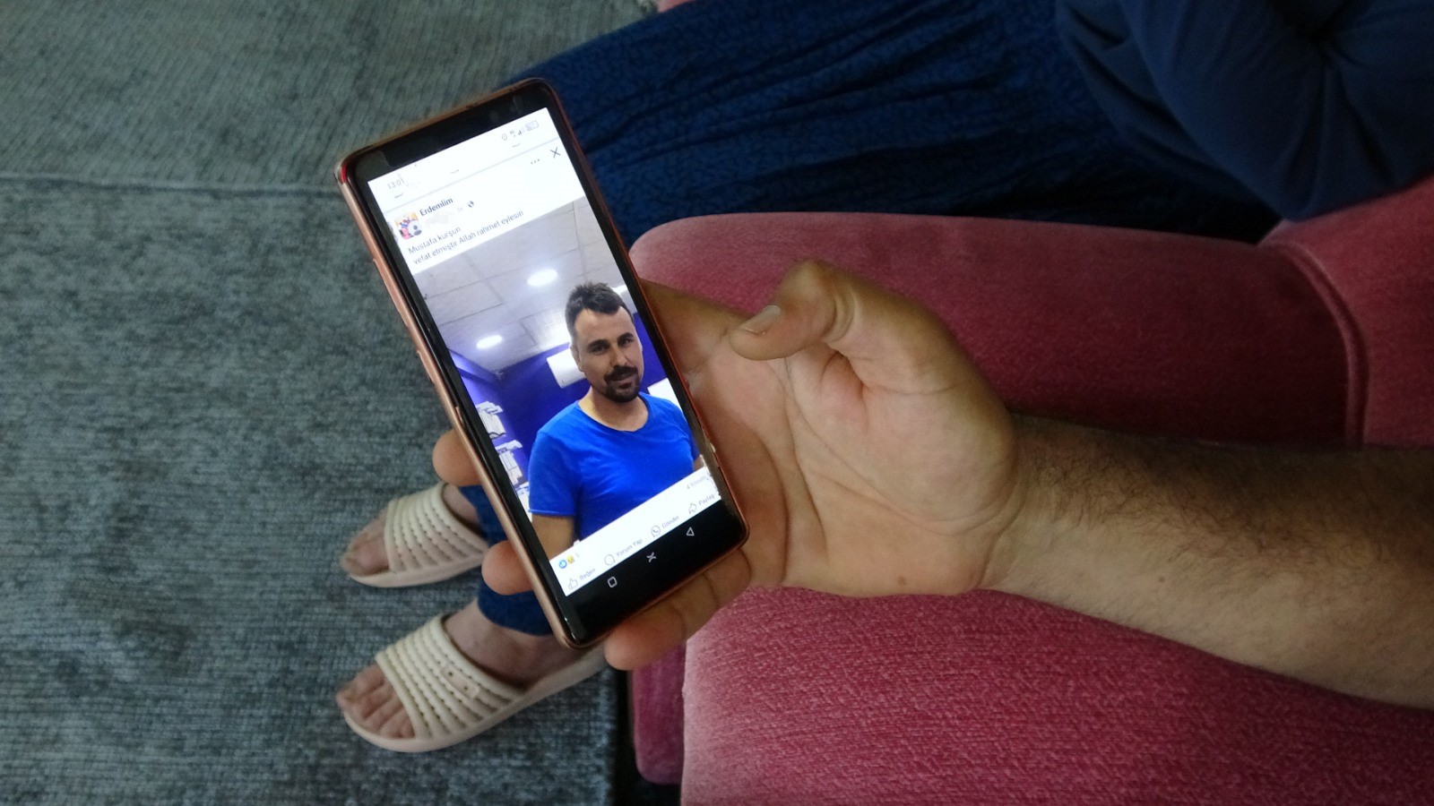 Mersin Erdemli'de 2 çocuk babası, kendi adına açılan sahte hesap