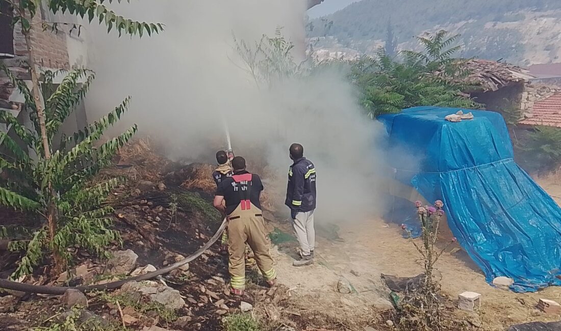 Manisa'nın Kırkağaç ilçesinde devam eden orman yangınında Bostancı Mahallesi tedbir