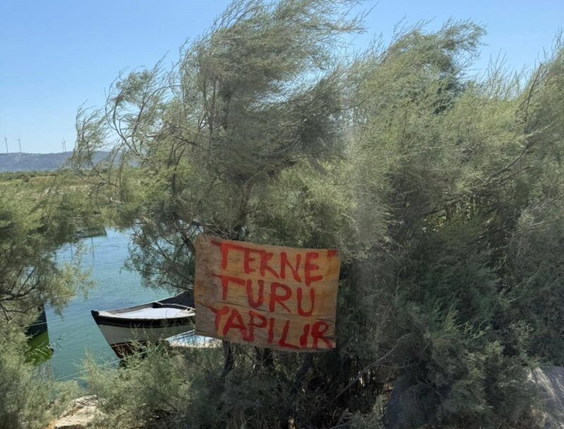 Aydın'ın Söke ilçesindeki Bafa Gölü'nde, 2873 Sayılı Milli Parklar Kanunu'na