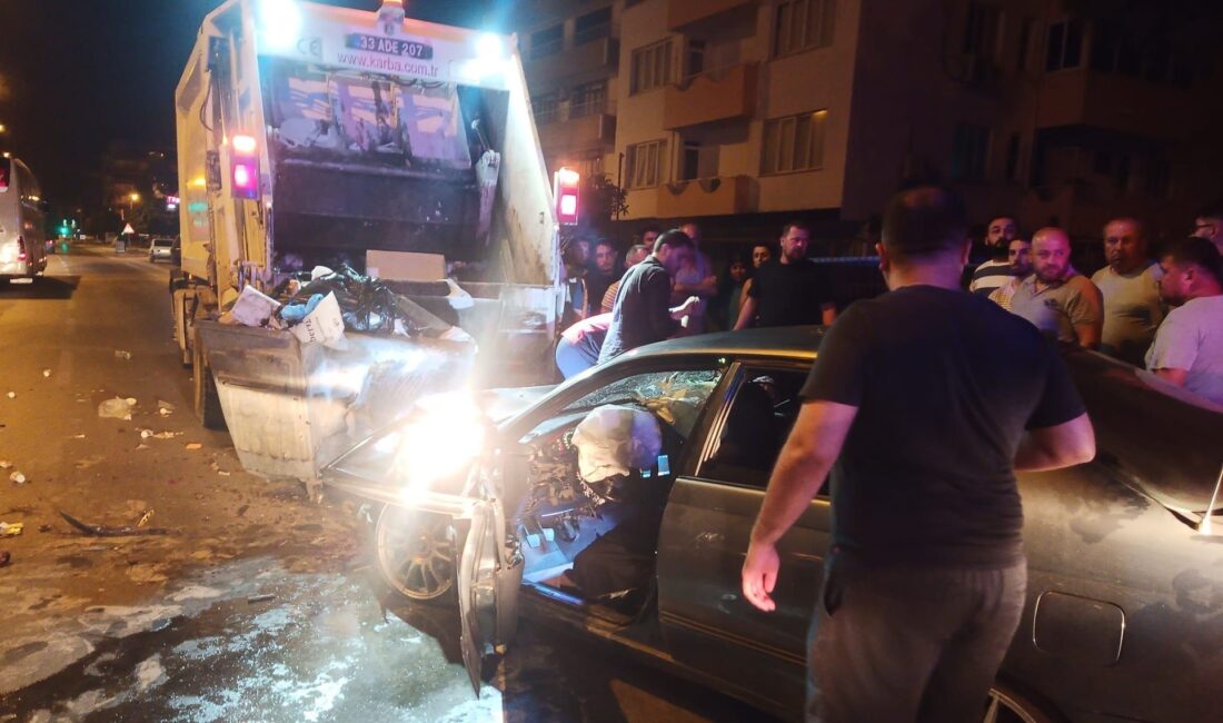 Mersin'in Anamur ilçesinde 1.93 promil alkollü olan sürücünün kullandığı otomobilin