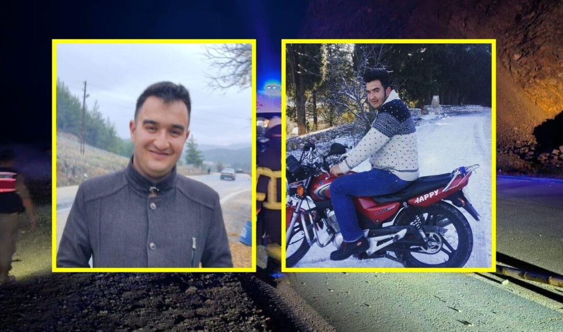 Hatay'da virajı alamayarak uçurumdan uçan motosikletin 25 yaşındaki sürücüsü öldü.