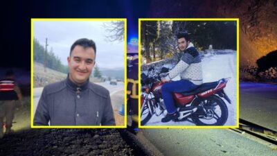 Hatay'da virajı alamayarak uçurumdan uçan motosikletin 25 yaşındaki sürücüsü öldü.