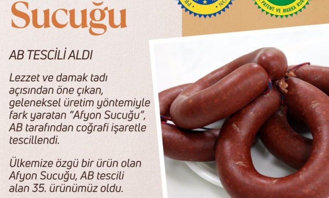 Afyonkarahisar’ın yüzyıllardır damaklarda iz bırakan geleneksel lezzeti Afyon Sucuğu, Avrupa