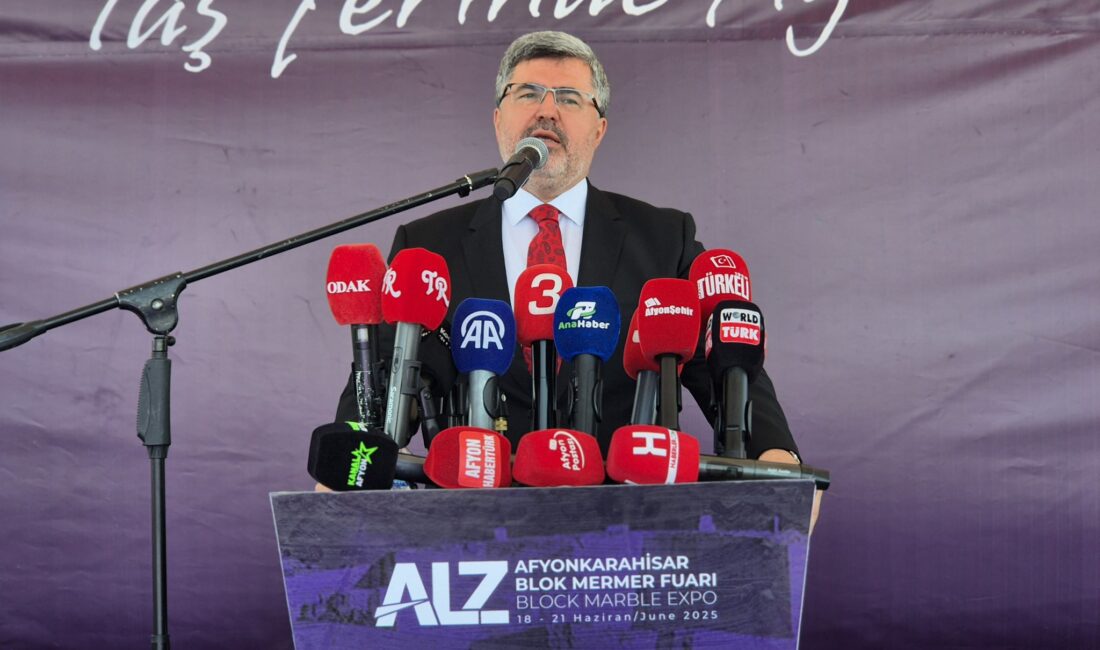 “Daha büyük ihracat, daha büyük yatırım” Afyonkarahisar’da bu yıl ilk kez düzenlenen Afyon Blok Mermer Fuarı