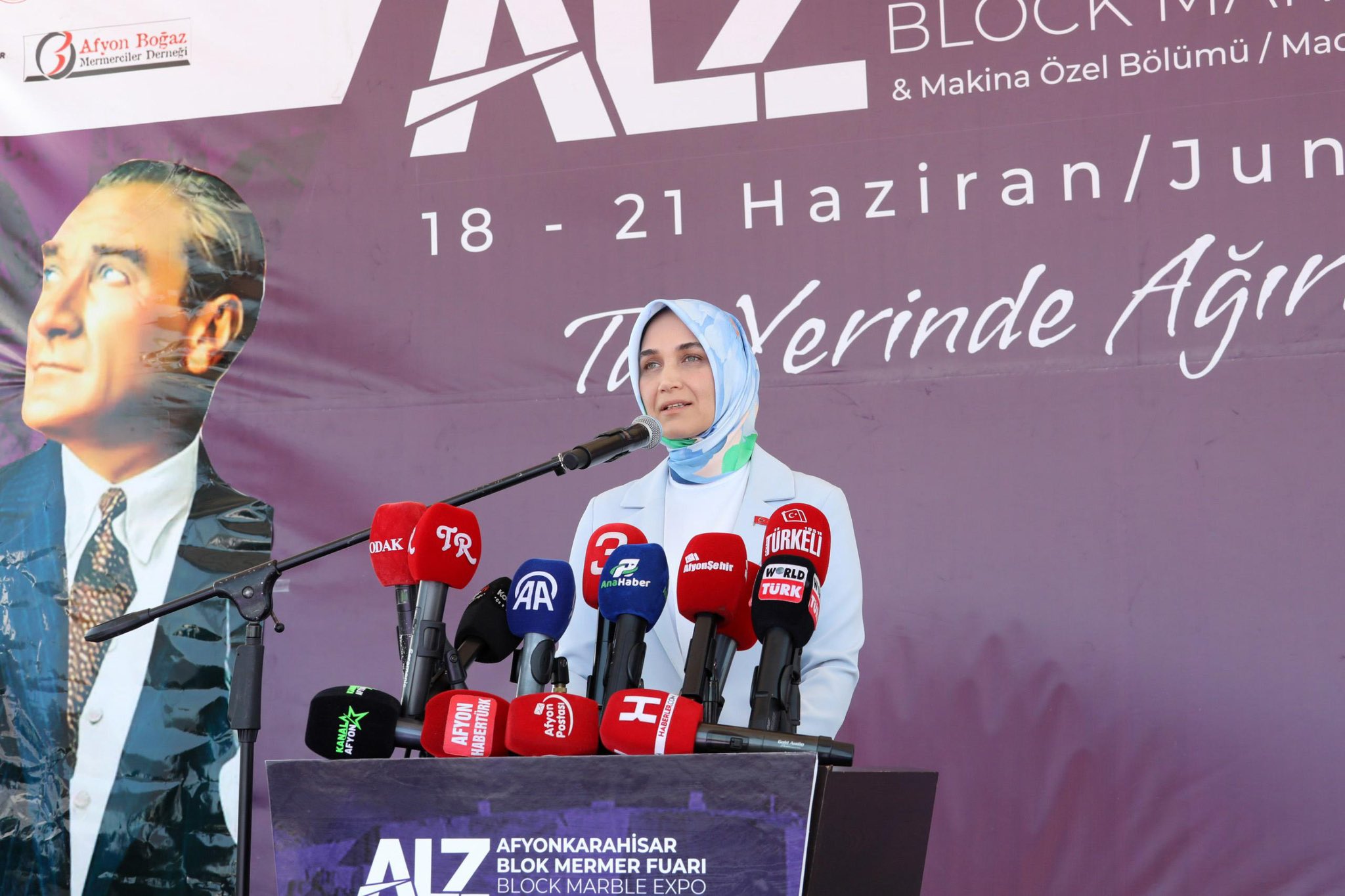   Afyonkarahisar Valisi Kübra Güran Yiğitbaşı da konuşmasında “Bugün sadece