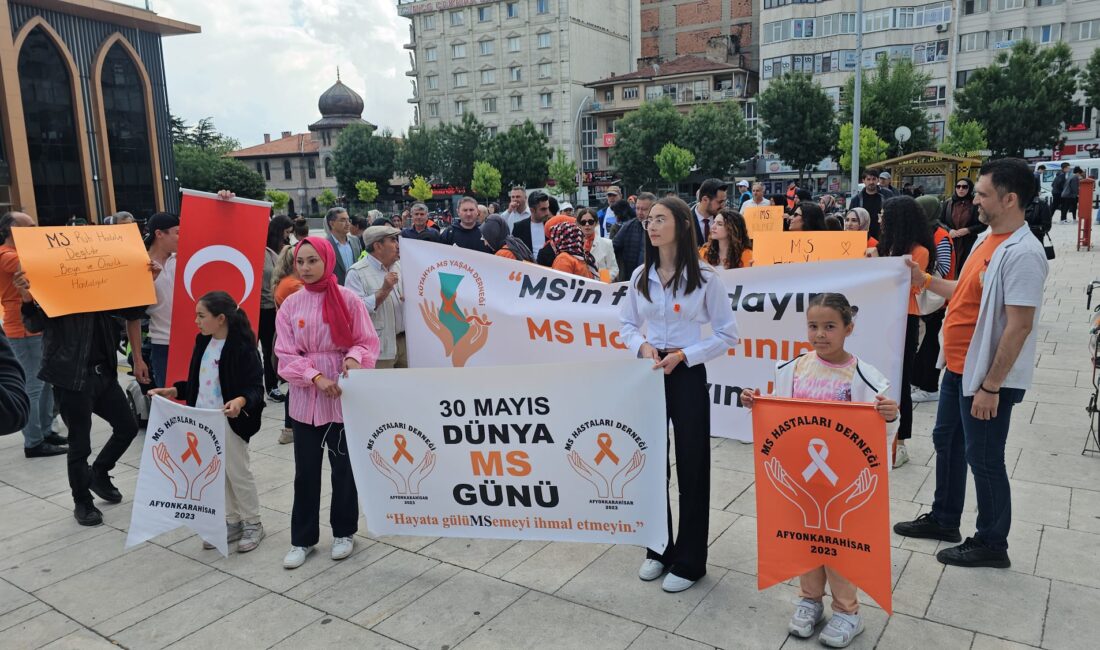 
Afyonkarahisar MS Hastaları Derneği tarafından, MS hastalığına dikkat çekmek amacıyla