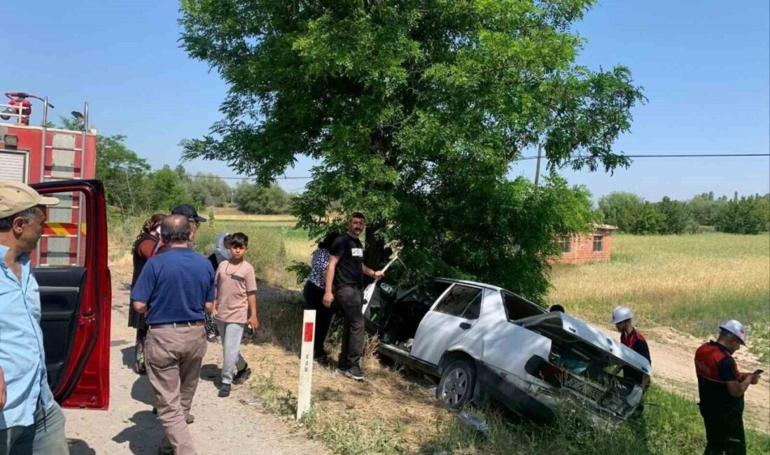 Afyonkarahisar’ın Çay ilçesinde iki otomobilin çarpışması sonucu 6 kişi yaralandı.
