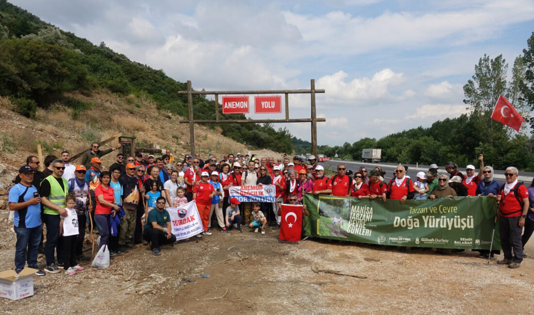 Manisa'da doğa yürüyüşçüleri ve tarih meraklıları için açılan "Anemon Yolu",