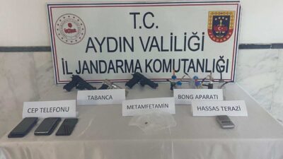 Aydın'ın Kuyucak ilçesinde uyuşturucu ticareti yapanlara yönelik operasyonda gözaltına alınan