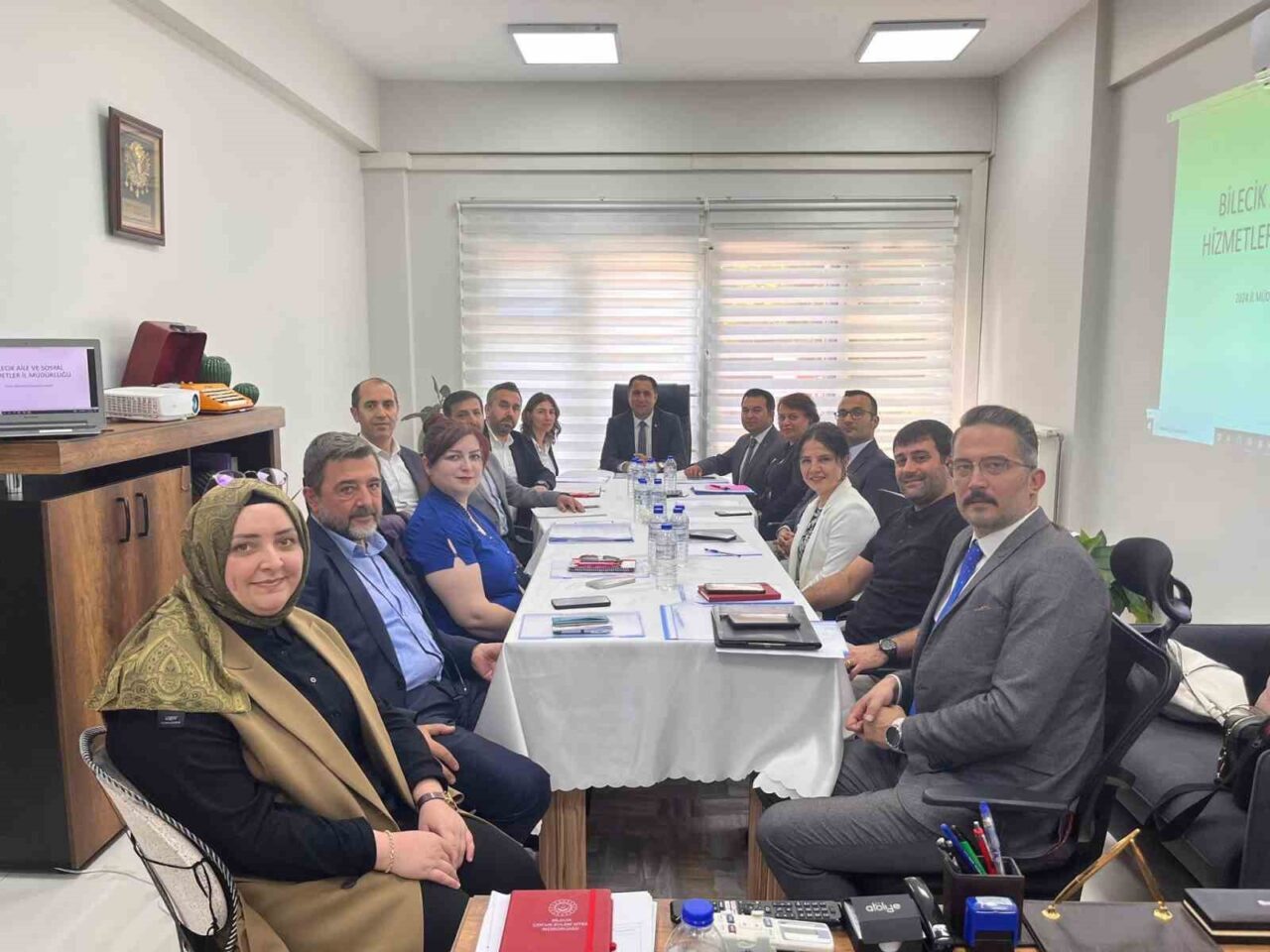 Bilecik Aile ve Sosyal Hizmetler İl Müdürü İlkay Türkoğlu’nun başkanlığında