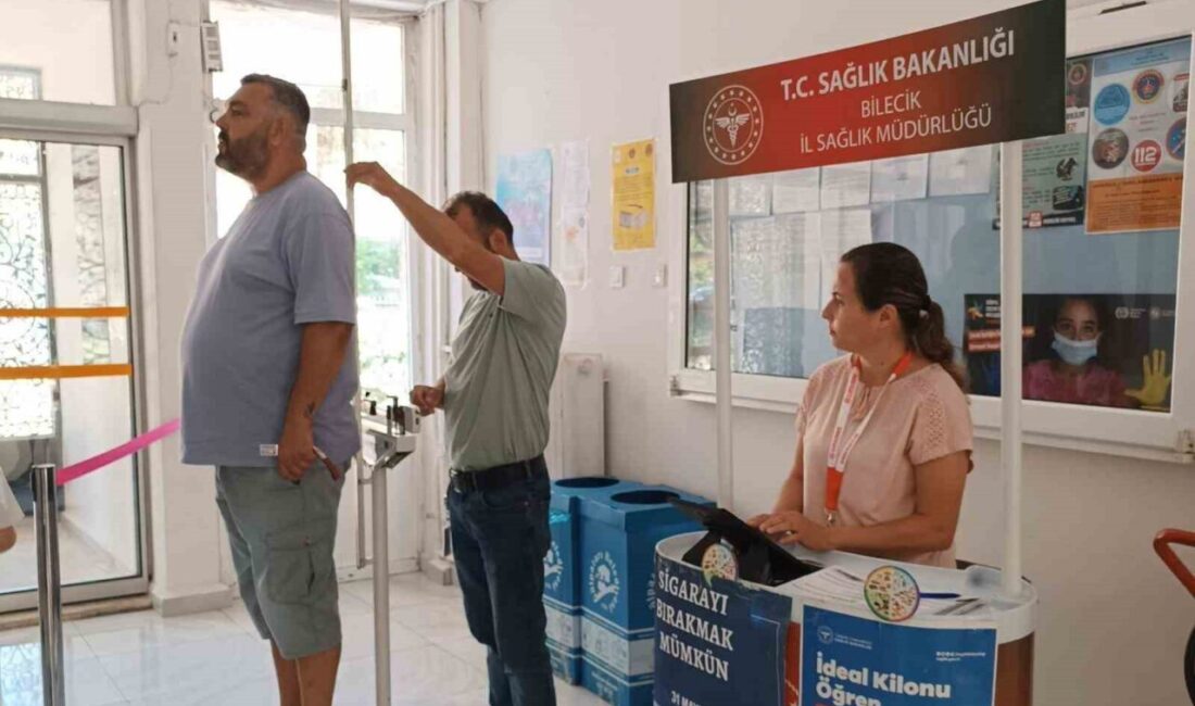 Bilecik’te "İdeal Kilonu Öğren, Sağlıklı Yaşa" projesiyle obeziteyle mücadele kapsamında