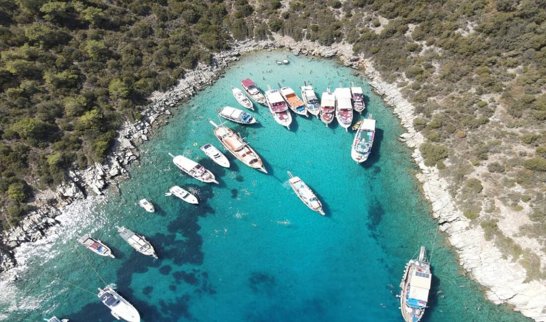 Türkiye’nin ve dünyanın gözde turizm kenti Muğla’nın Bodrum ilçesi, mavinin
