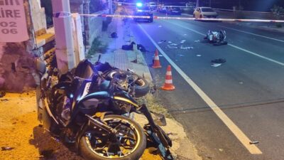 Muğla'nın Bodrum ilçesinde iki motosikletin çarpışması sonucu 2 kişi hayatını