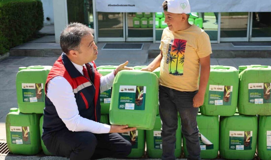 TKİ-HÜMAS Örnek Uygulamalarıyla Organik Toprak Düzenleyicisi Kullanımının Yaygınlaştırılması” projesi çerçevesinde