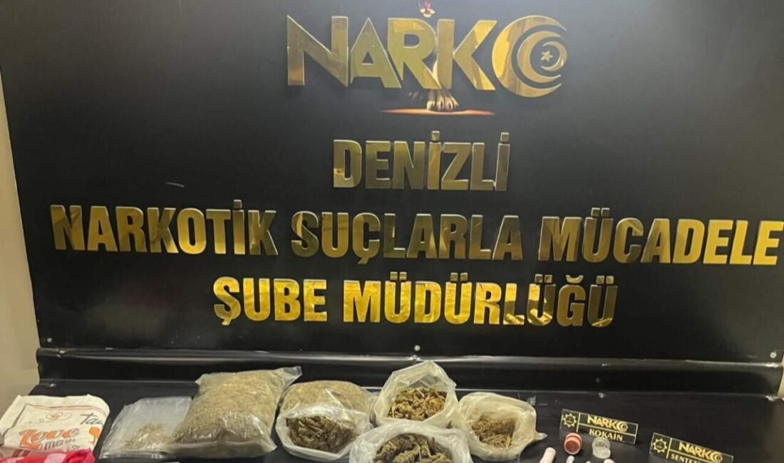  Denizli'de uyuşturucu operasyonunda gözaltına alınan şüpheli tutuklandı.