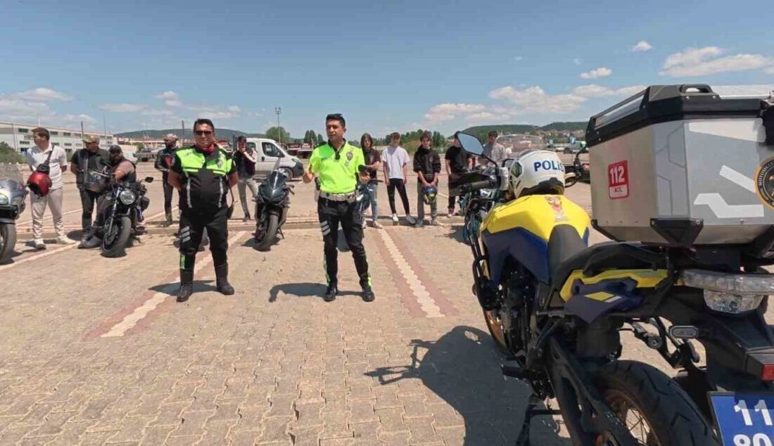 En çok motosiklet kazası yaşandığı Bilecik’te, kazalarını azaltmak ve trafikte