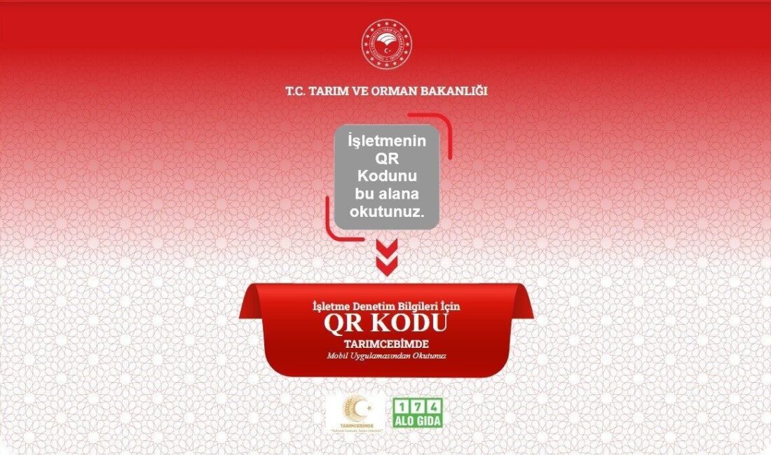 Ülke genelindeki gıda işletmelerinde karekod uygulaması artık mecburi hale getiriliyor.