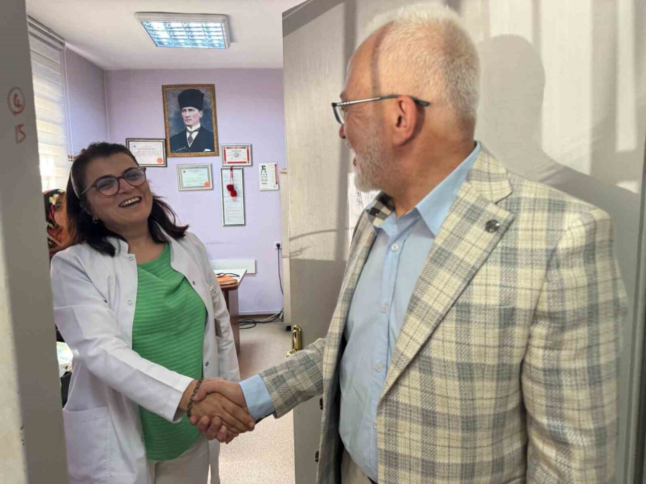 Eskişehir İl Sağlık Müdürü Doç. Dr. Yaşar Bildirici ve beraberindeki