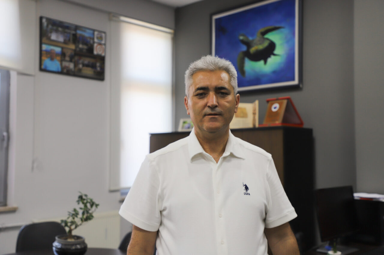 İzmir'de 2023'de yaralı bulunan ve tedavisinin ardından Aydın'ın Kuşadası'nda mavi
