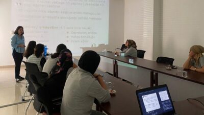 Tepebaşı Belediyesi Zincirlikuyu şantiyesinde, Fen İşleri, Park ve Bahçeler ile