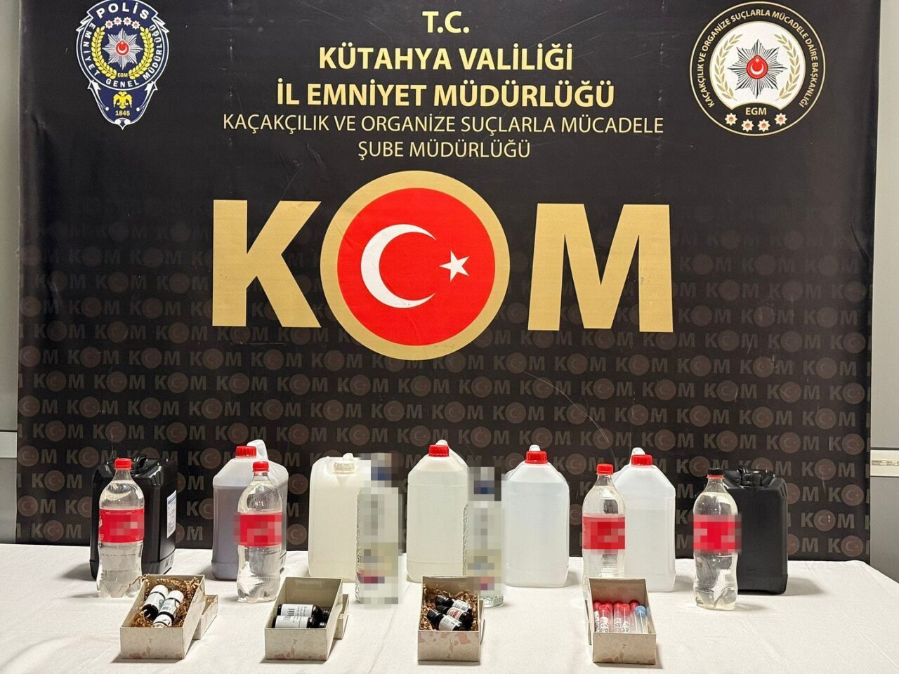 Kütahya İl Emniyet Müdürlüğü Kaçakçılık ve Organize Suçlarla Mücadele (KOM)