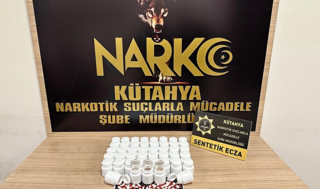 Kütahya’da uygulama noktasında yapılan aramalar sonrasında 2 bin 624 adet