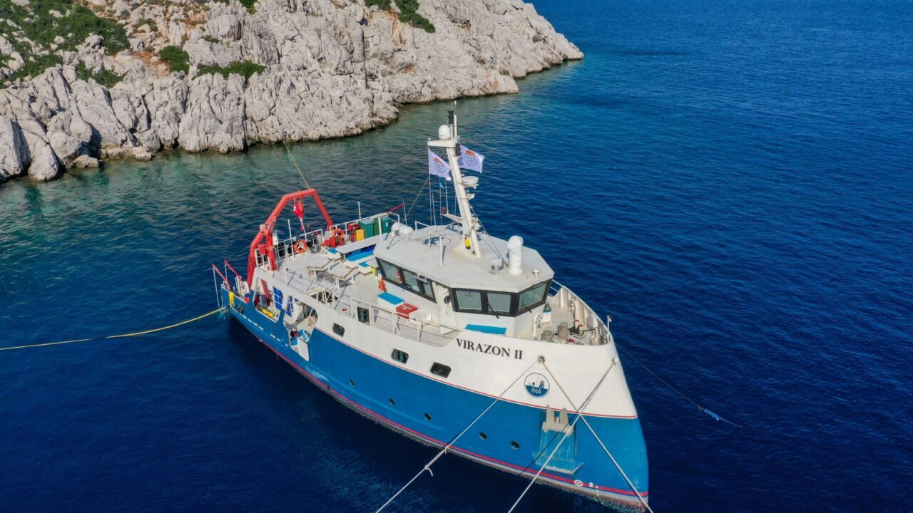 Muğla’nın Marmaris ilçesindeki antik çağda gemiler için önemli bir sığınak