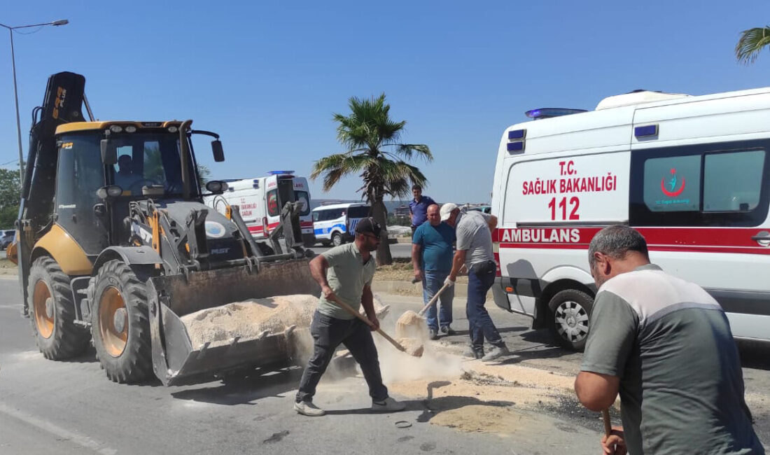 İzmir'in Menderes ilçesinde iki panelvanın çarpışması sonucu 1 kişi hayatını