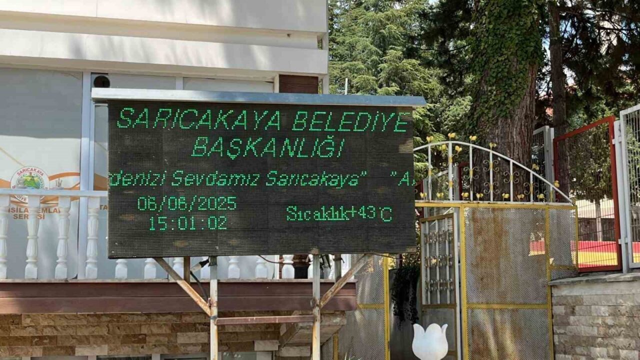 Eskişehir’in Akdeniz’i olarak anılan ve 2023 yılında 49,5 derece ile