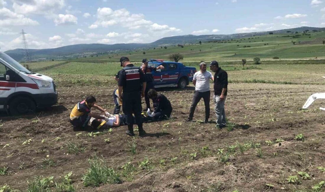 Bursa’nın Yenişehir ilçesinden kalkan eğitim uçağı, Bilecik’te teknik bir arızadan