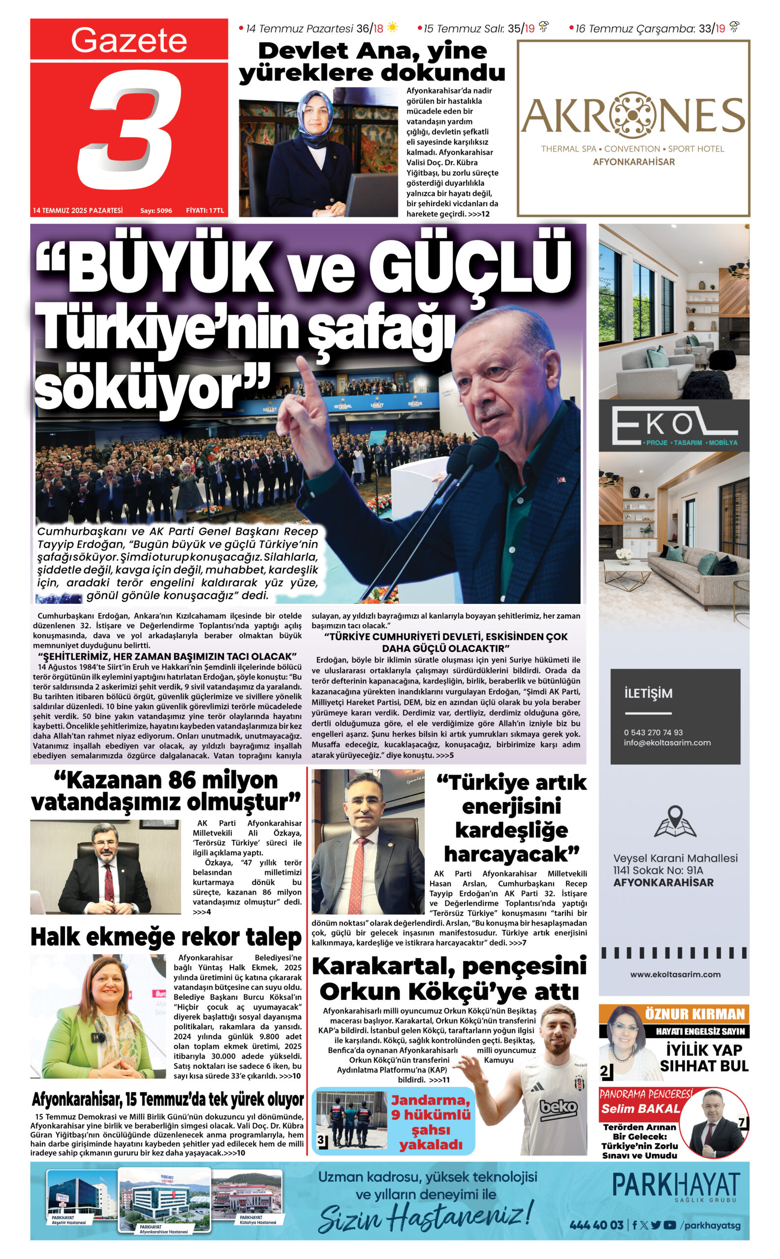 14 Temmuz 2025