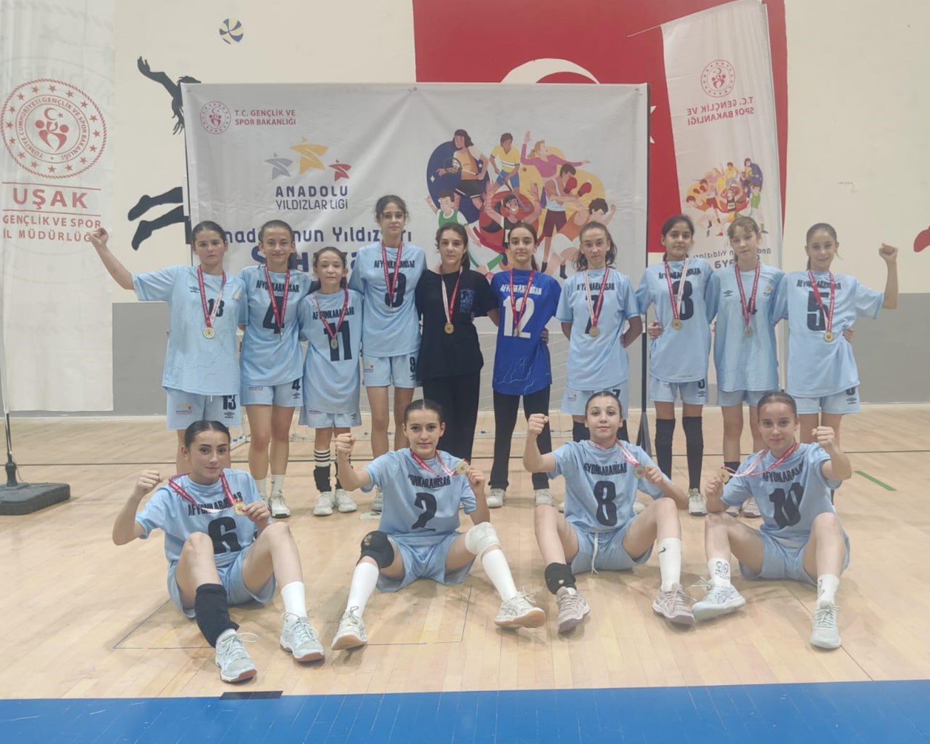 Uşak’ta düzenlenen Anadolu Yıldızlar Ligi (ANALİG) Hentbol Yarı Final Müsabakaları,