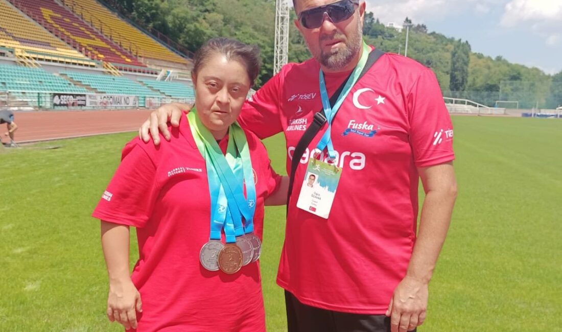 Çekya’nın başkenti Prag’da düzenlenen Özel Sporcular Avrupa Atletizm Şampiyonası’nda ülkemizi