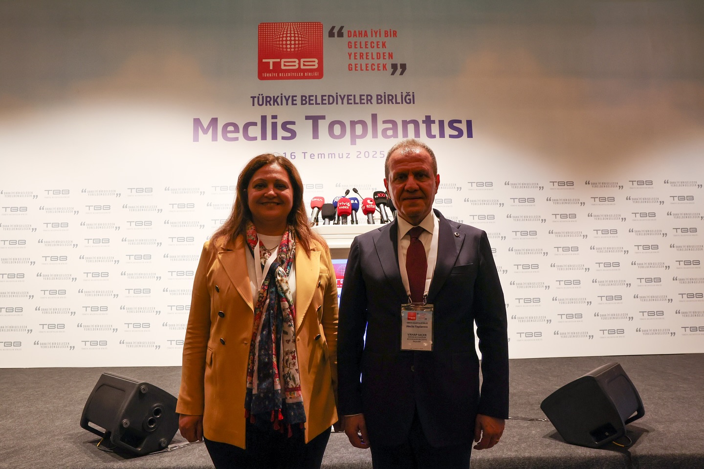 Türkiye Belediyeler Birliği Meclisi başkanvekilliği seçiminde Mersin Büyükşehir Belediye Başkanı