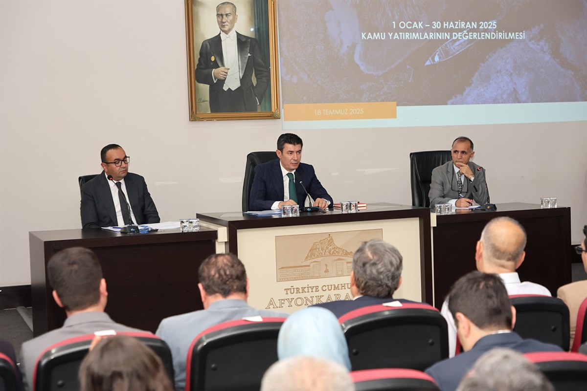 İl genelindeki yatırımlar ile devam eden iş ve işlemlerin koordineli