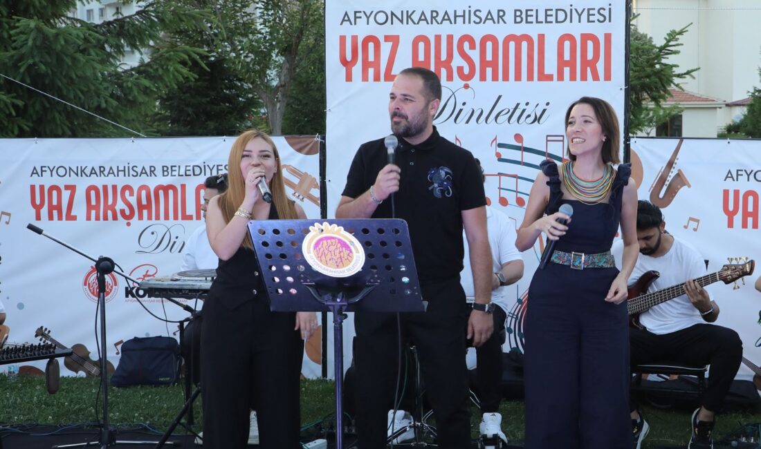 Afyonkarahisar Belediyesi, Yaz Akşamları Konseri’ni ülkenin farklı bölgelerinde meydana gelen
