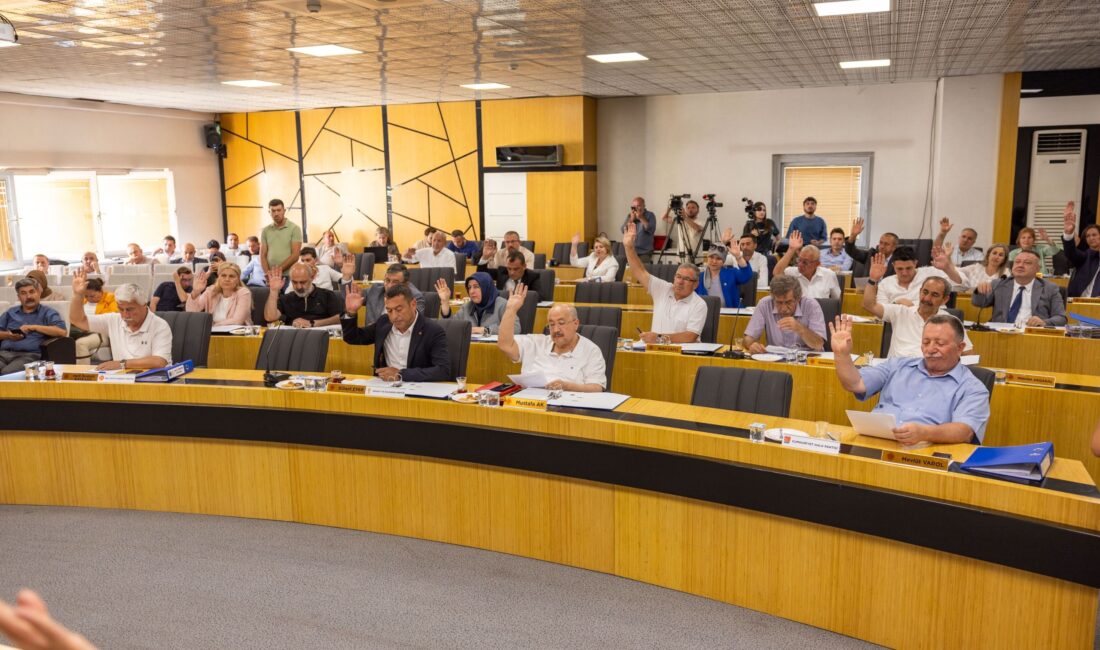 Belediye Meclisi, 1 Ağustos 2025 Cuma günü saat 18.30’da Belediye
