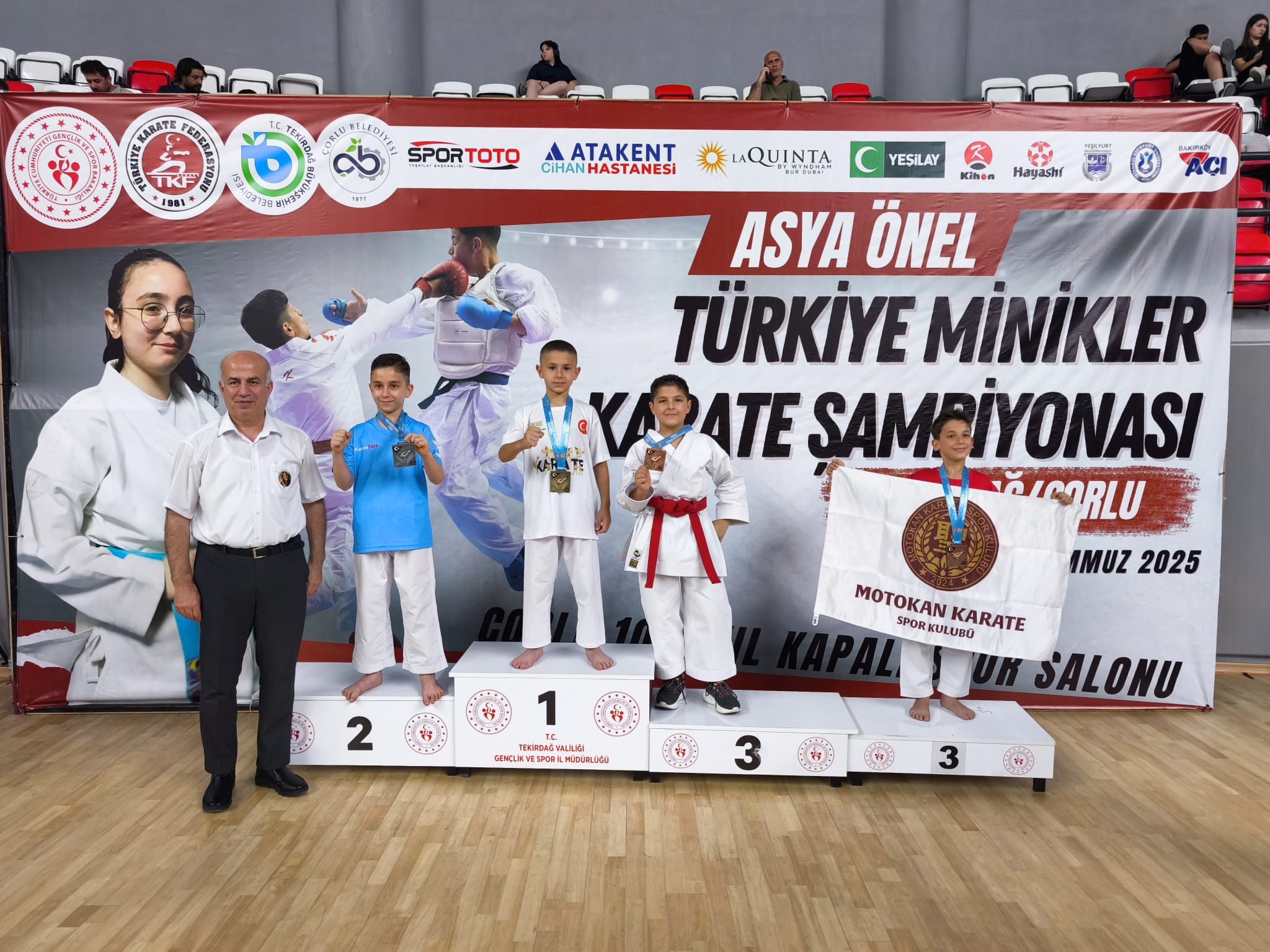 Tekirdağ Çorlu’da yapılan Minikler Türkiye Karate Şampiyonası’nda Afyonlu sporcularımızdan Mehmet
