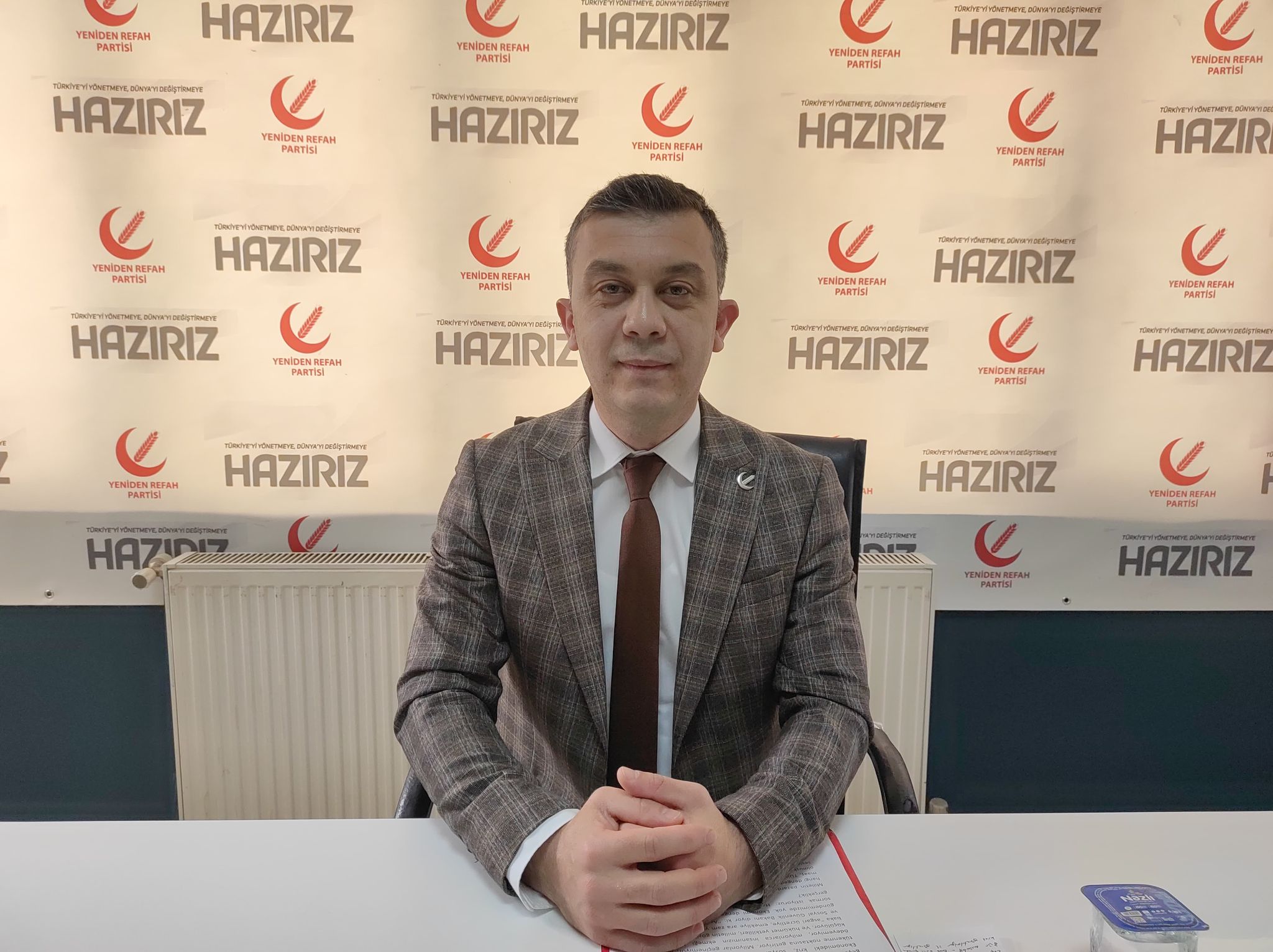 Yeniden Refah Partisi Afyonkarahisar İl Başkanı Fehmi Güray Çakır, son