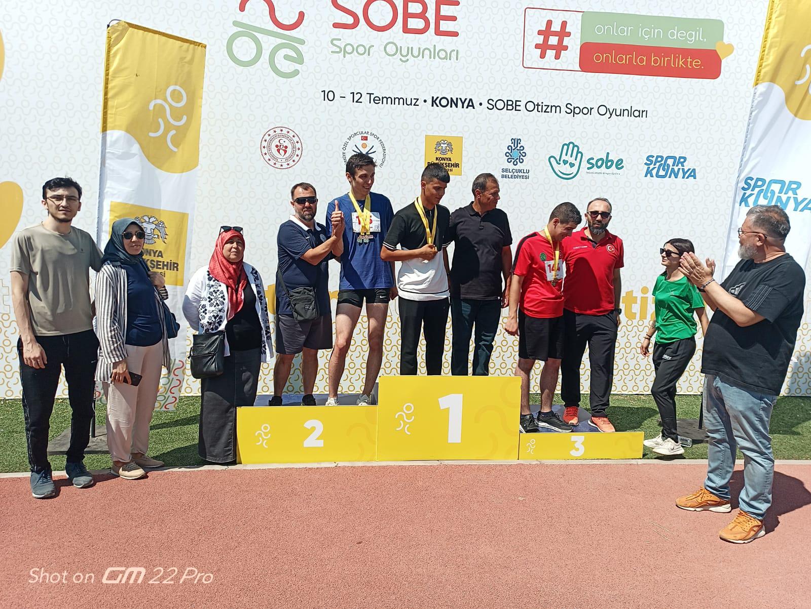 12-13 Temmuz 2025 tarihlerinde Konya’da düzenlenen Türkiye Özel Sporcular Spor