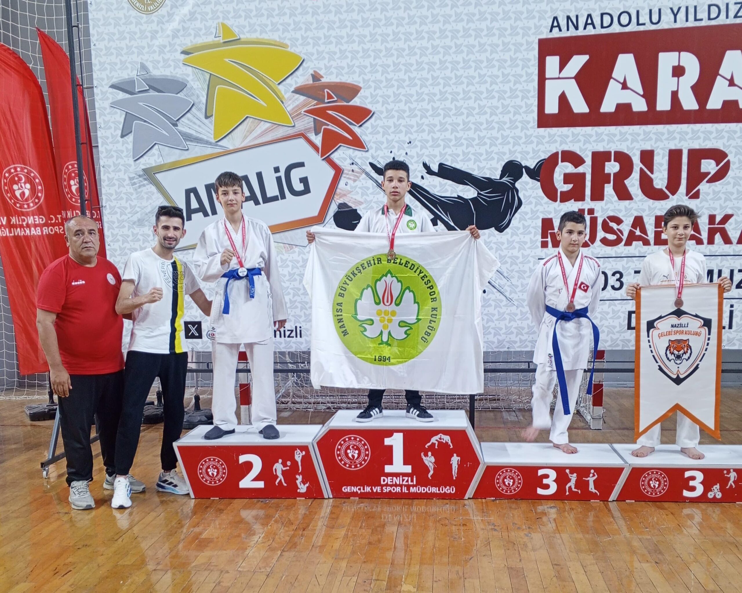 Anadolu Yıldızlar Ligi (ANALİG) Karate Grup Müsabakaları, Denizli’de düzenlenen heyecan