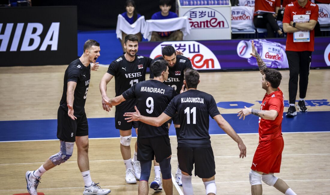 A Milli Erkek Voleybol Takımımız, Japonya'nın Chiba şehrinde oynanan 2025