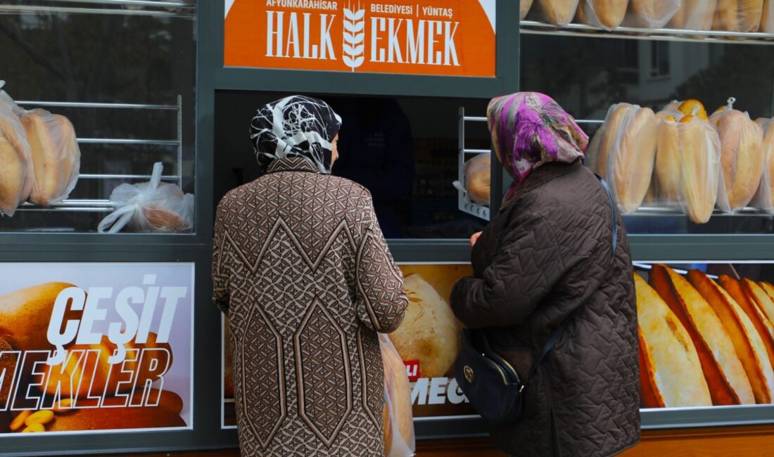 Afyonkarahisar Belediyesi’ne bağlı Yüntaş Halk Ekmek, 2025 yılında üretimini üç