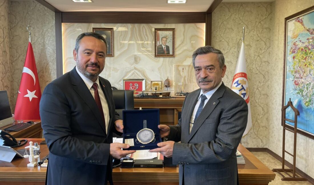 Sandıklı Belediye Başkanı Adnan Öztaş, Ankara ziyaretleri kapsamında Maden Tetkik