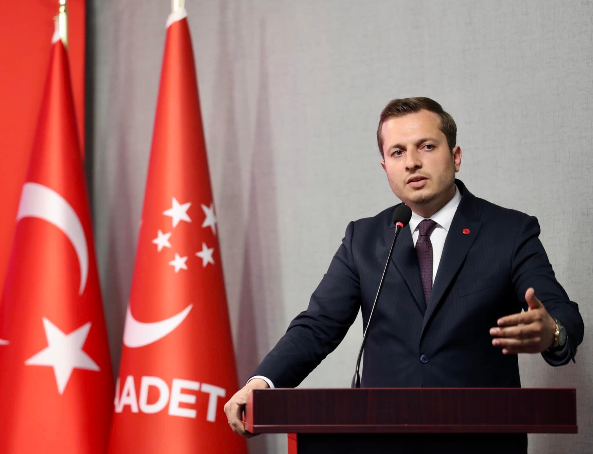 
Saadet Partisi Afyonkarahisar İl Başkanı Beytullah Karataş, sosyal medya hesabından