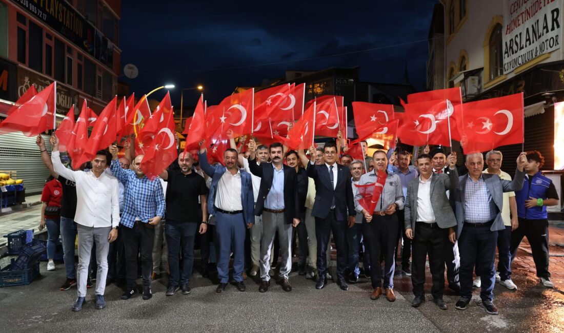 15 Temmuz Demokrasi ve Millî Birlik Günü dolayısıyla Sandıklı’da düzenlenen