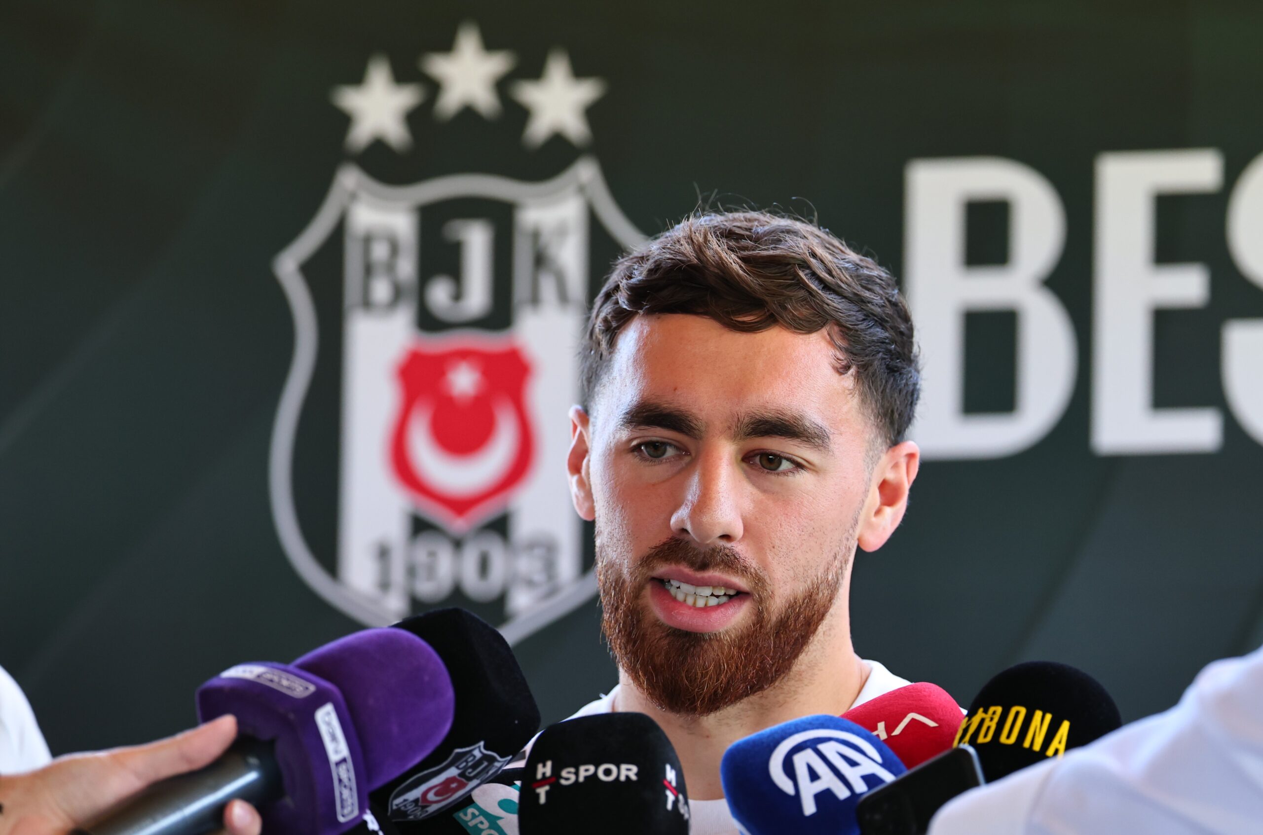 Beşiktaş'ın yeni transferi Afyonkarahisarlı Milli Futbolcu Orkun Kökçü, "Tek odağım