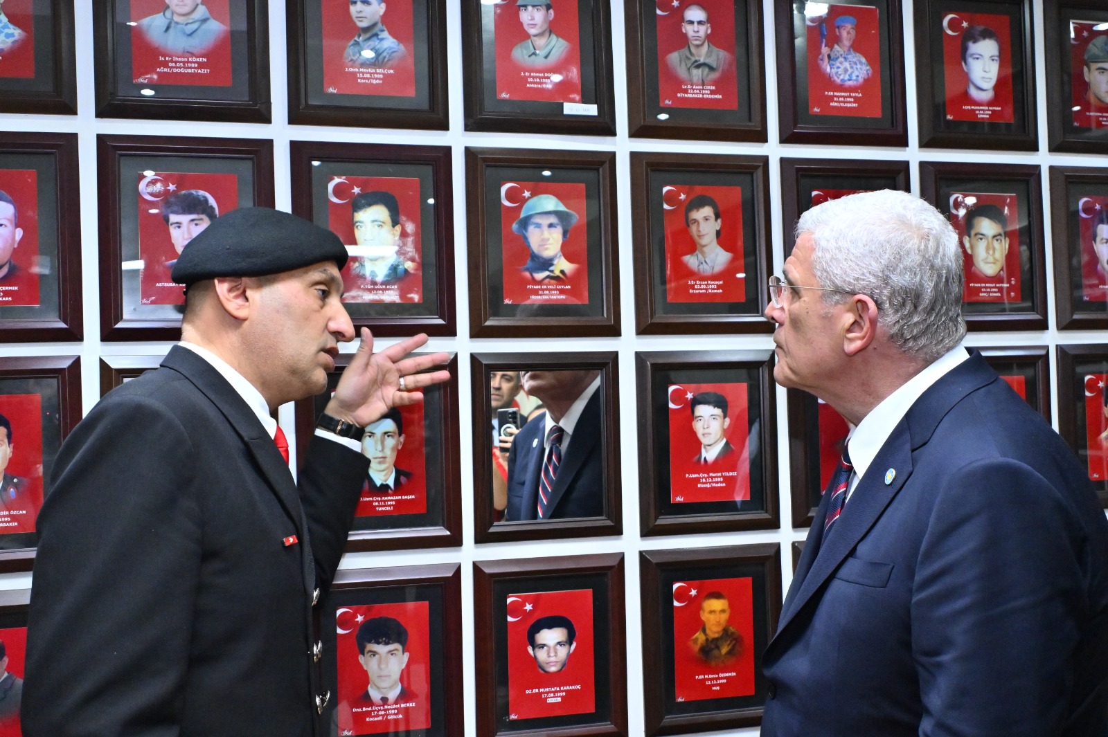 İYİ Parti Genel Başkanı Müsavat Dervişoğlu, Afyon'da Harp Malülü Gaziler