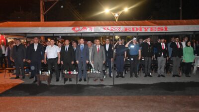 Afyonkarahisar’ın Çay ilçesinde 15 Temmuz hain darbe girişiminin 9. yıldönümü