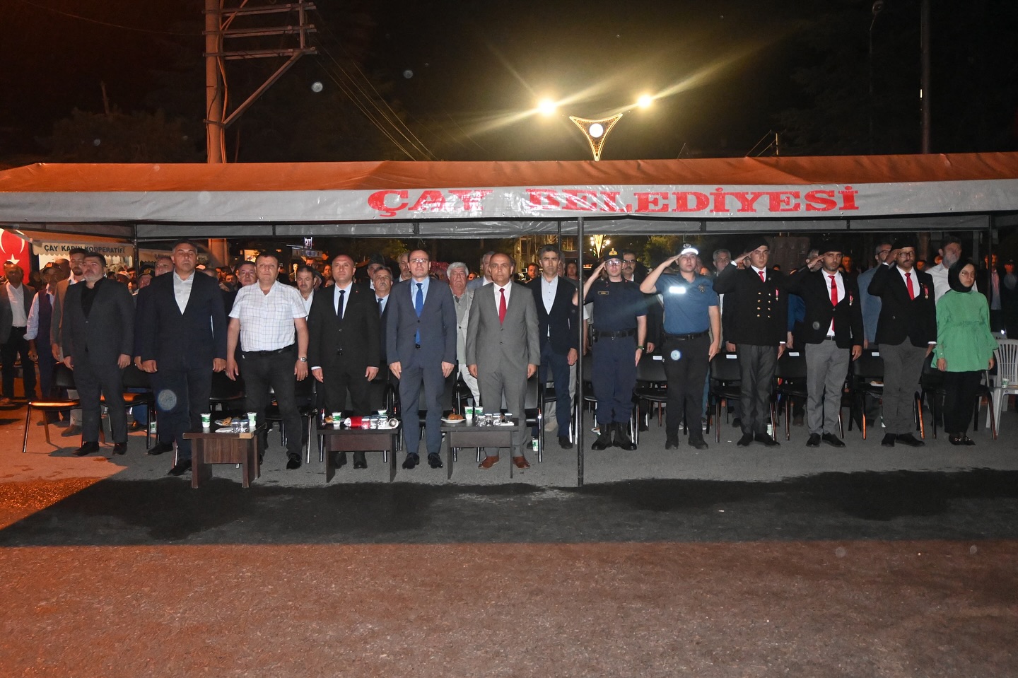 Afyonkarahisar’ın Çay ilçesinde 15 Temmuz hain darbe girişiminin 9. yıldönümü